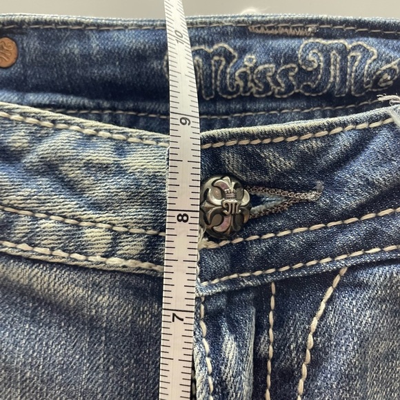 miss me low rise sequin embellished bootcut jeans y2k 2000s - Picture 4 of 8